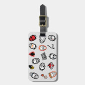 Suicide Squad | Diablo Emoji Pattern Bagagelabel (Voorkant verticaal)