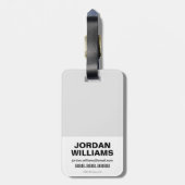 Suicide Squad | Diablo Emoji Pattern Bagagelabel (Achterkant verticaal)