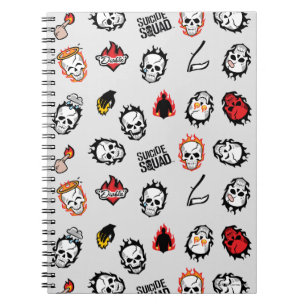 Suicide Squad   Diablo Emoji Pattern Notitieboek