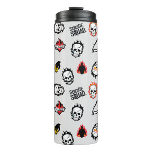 Suicide Squad   Diablo Emoji Pattern Thermosbeker