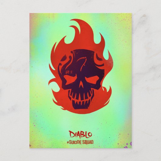 Suicide Squad | Diablo Head-pictogram Briefkaart (Voorkant)