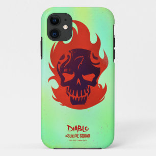 Suicide Squad   Diablo Head-pictogram iPhone 11 Hoesje