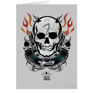 Suicide Squad   Diablo Skull & Flames Tattoo Art