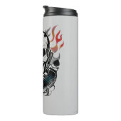 Suicide Squad | Diablo Skull & Flames Tattoo Art Thermosbeker (Geroteerd rechts)