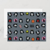Suicide Squad | Enchantress Emoji Pattern Briefkaart (Voorkant / Achterkant)