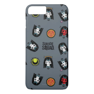 Suicide Squad   Enchantress Emoji Pattern iPhone 8 Plus / 7 Plus Hoesje