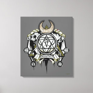 Suicide Squad Enchantress Symbols Tattoo Art Canvas Afdruk