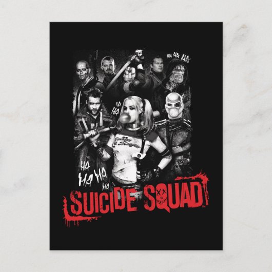 Suicide Squad | Foto Grunge Group Briefkaart (Voorkant)