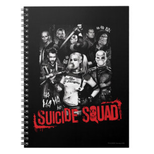 Suicide Squad Foto Grunge Group Notitieboek