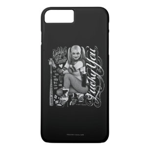 Suicide Squad   Foto Harley Quinn Typografie iPhone 8 Plus / 7 Plus Hoesje