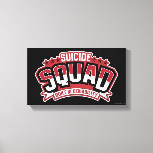 Suicide Squad | Gebouwd in ontkennbaarheid Canvas Afdruk (Voorkant)