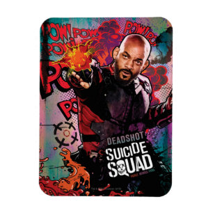 Suicide Squad   Graffiti in doodshot Magneet