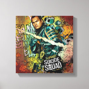 Suicide Squad   Graffiti in Slipknot Canvas Afdruk