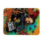 Suicide Squad | Graffiti met kenmerk Rick Flag Magneet (Horizontaal)
