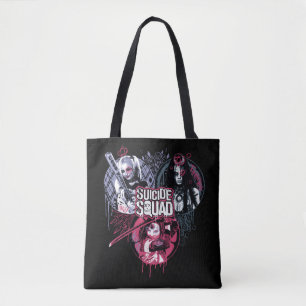 Suicide Squad Graffiti-toegangspasjes voor Squad Tote Bag