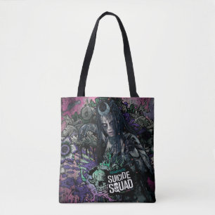 Suicide Squad Graffiti voor betogers Tote Bag