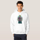 Suicide Squad | Grafisch joker Retro Rock Hoodie (Voorkant volledig)