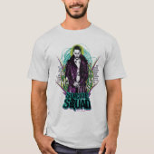 Suicide Squad | Grafisch joker Retro Rock T-shirt (Voorkant)