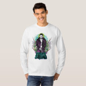 Suicide Squad | Grafisch joker Retro Rock T-shirt (Voorkant volledig)
