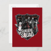 Suicide Squad | Group Badge-foto Briefkaart (Voorkant / Achterkant)