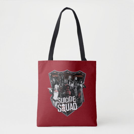 Suicide Squad | Group Badge-foto Tote Bag (Voorkant)