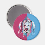 Suicide Squad | Harley Laugh Magneet (Voorkant / Achterkant)