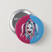 Suicide Squad | Harley Laugh Ronde Button 5,7 Cm (Voorkant /achterkant)
