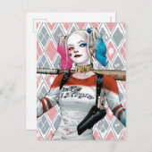 Suicide Squad | Harley Quinn Briefkaart (Voorkant / Achterkant)