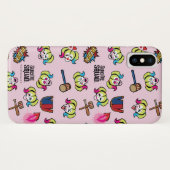 Suicide Squad | Harley Quinn Emoji Pattern Case-Mate iPhone Case (Achterkant (horizontaal))