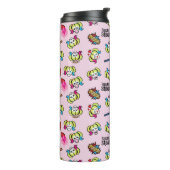Suicide Squad | Harley Quinn Emoji Pattern Thermosbeker (Gedraaid links)