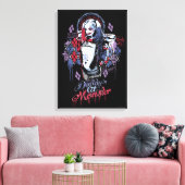 Suicide Squad | Harley Quinn Inked Graffiti Canvas Afdruk (Insitu (Woonkamer))
