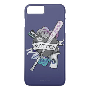 Suicide Squad Harley Quinn "Rotten" Tatoeage Kun iPhone 8 Plus / 7 Plus Hoesje