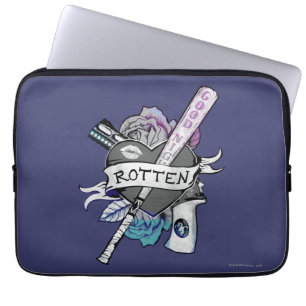 Suicide Squad Harley Quinn "Rotten" Tattoo Art Laptop Sleeve