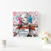 Suicide Squad | Harley Quinn Vierkante Klok (Huis)