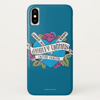 Suicide Squad | Harley Quinn's Tattoo Parlor Heart iPhone X Hoesje