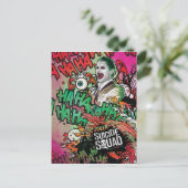 Suicide Squad | Joker Character Graffiti Briefkaart (Staand voorkant)