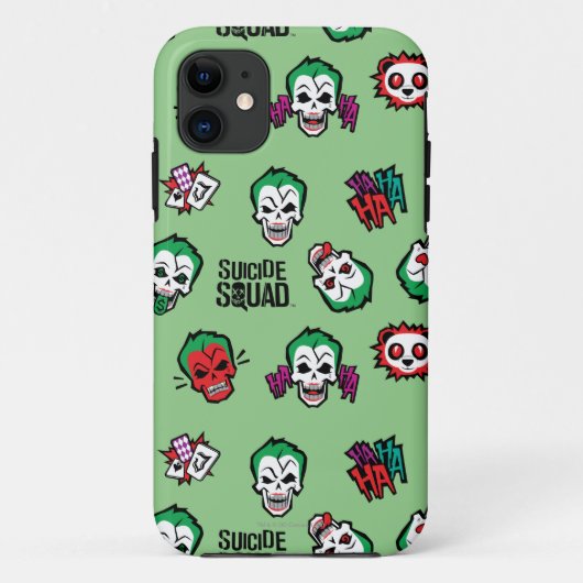 Suicide Squad | Joker Emoji Pattern Case-Mate iPhone Case (Achterkant)