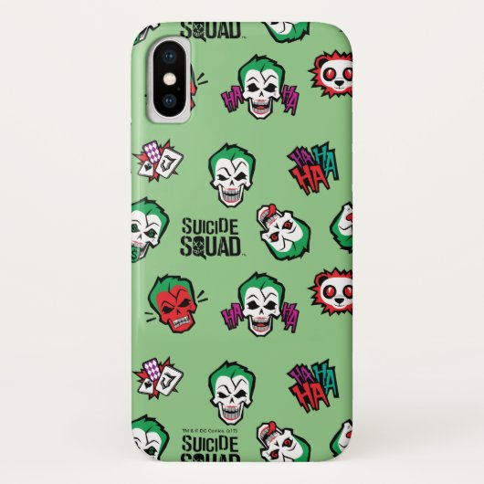Suicide Squad | Joker Emoji Pattern Case-Mate iPhone Case (Achterkant)