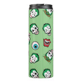 Suicide Squad | Joker Emoji Pattern Thermosbeker (Achterkant)