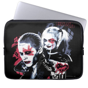 Suicide Squad Joker & Harley Painted Graffiti Laptop Sleeve