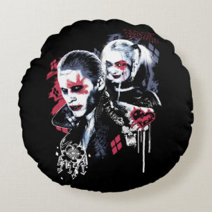 Suicide Squad Joker & Harley Painted Graffiti Rond Kussen