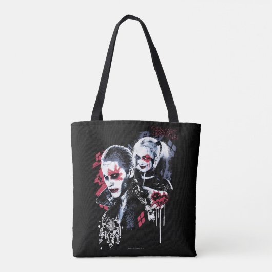 Suicide Squad | Joker & Harley Painted Graffiti Tote Bag (Achterkant)