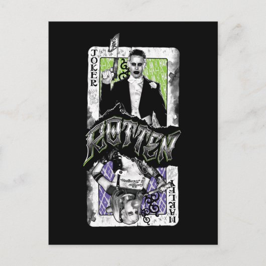 Suicide Squad | Joker & Harley Rotten Briefkaart (Voorkant)