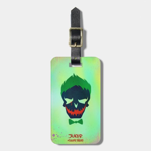 Suicide Squad | Joker Head-pictogram Bagagelabel (Voorkant verticaal)