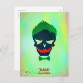 Suicide Squad | Joker Head-pictogram Briefkaart (Voorkant / Achterkant)