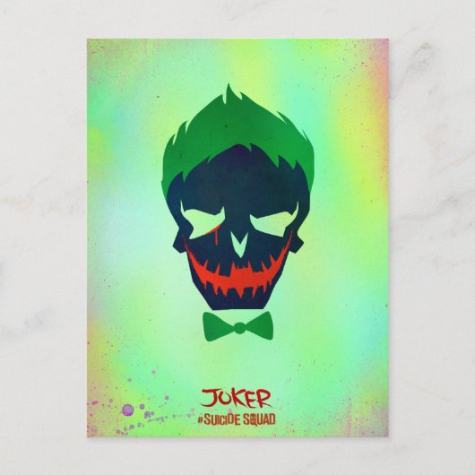 Suicide Squad | Joker Head-pictogram Briefkaart (Voorkant)