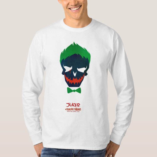 Suicide Squad | Joker Head-pictogram T-shirt (Voorkant)