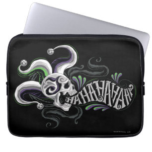 Suicide Squad Joker Skull - Haha Laptop Sleeve