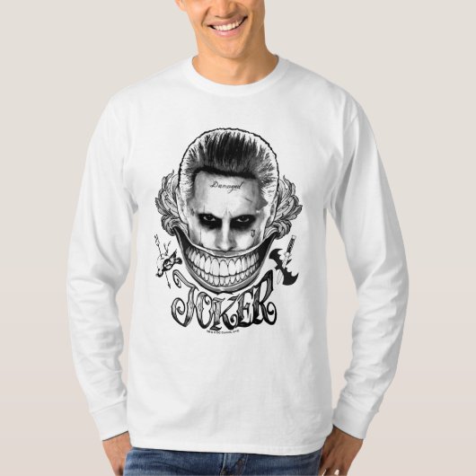 Suicide Squad | Joker Smile 2 T-shirt (Voorkant)