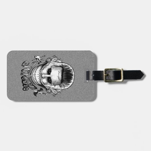 Suicide Squad | Joker Smile Bagagelabel (Voorkant horizontaal)